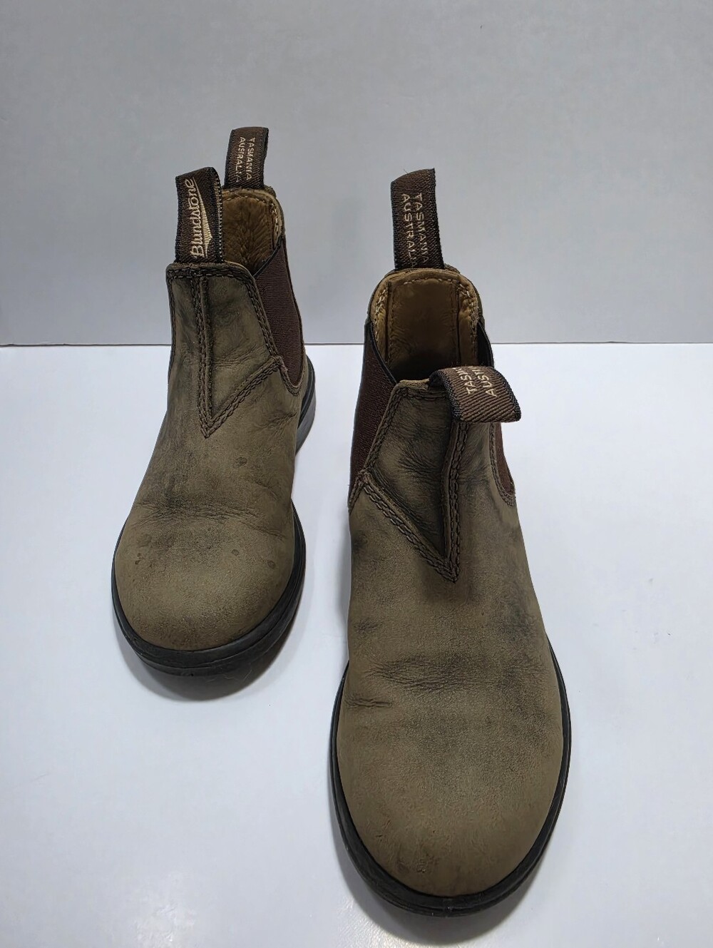 Genuine Blundstone Kids  Chukka Chelsea Boots Rustic Brown/Unisex